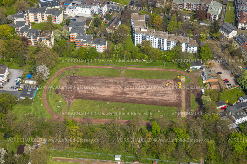 Bochum230403718 | Luftbild, Bauarbeiten Sportplatz WSV Bochum, Werne, Bochum, Ruhrgebiet, Nordrhein-Westfalen, Deutschland