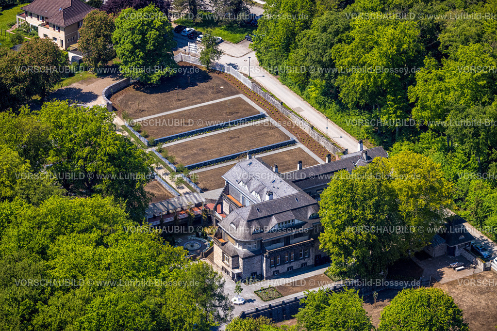 Hagen230501858 | Luftbild, Hohenhof - Jugendstil-Villa des Osthaus-Museums, Emst, Hagen, Sauerland, Nordrhein-Westfalen, Deutschland