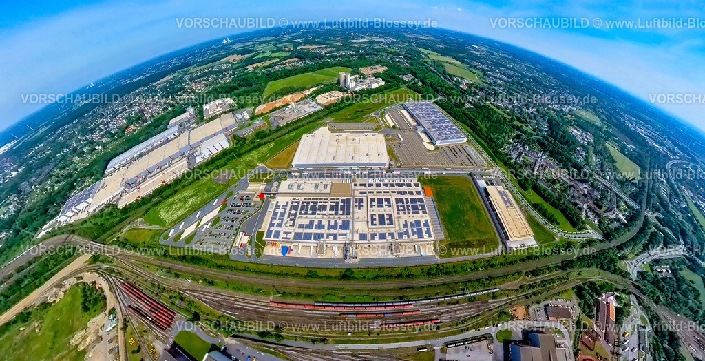 Dortmund240590439REWE-Logistik_Scharnhorst | Luftbild, Logistikstandort Scharnhorst Walzwerkstraße Gewerbegebiet Westfalenhütte, mit Rewe Dortmund Frischelogistik GmbH Warenlager, Baustelle Prologis Park Dortmund DC2 Neubauten Kaiserstuhlstraße, Erdkugel, Fisheye Aufnahme, Fischaugen Aufnahme, 360 Grad Aufnahme, tiny world, little planet, fisheye Bild, Borsigplatz, Dortmund, Ruhrgebiet, Nordrhein-Westfalen, Deutschland