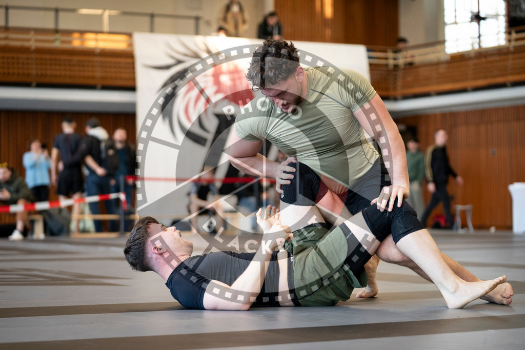 20240309PBB7644 | Fighters compete during the International Luta Livre (ILLCS) Spring Championship in Hannover, Germany, on March 9, 2024.