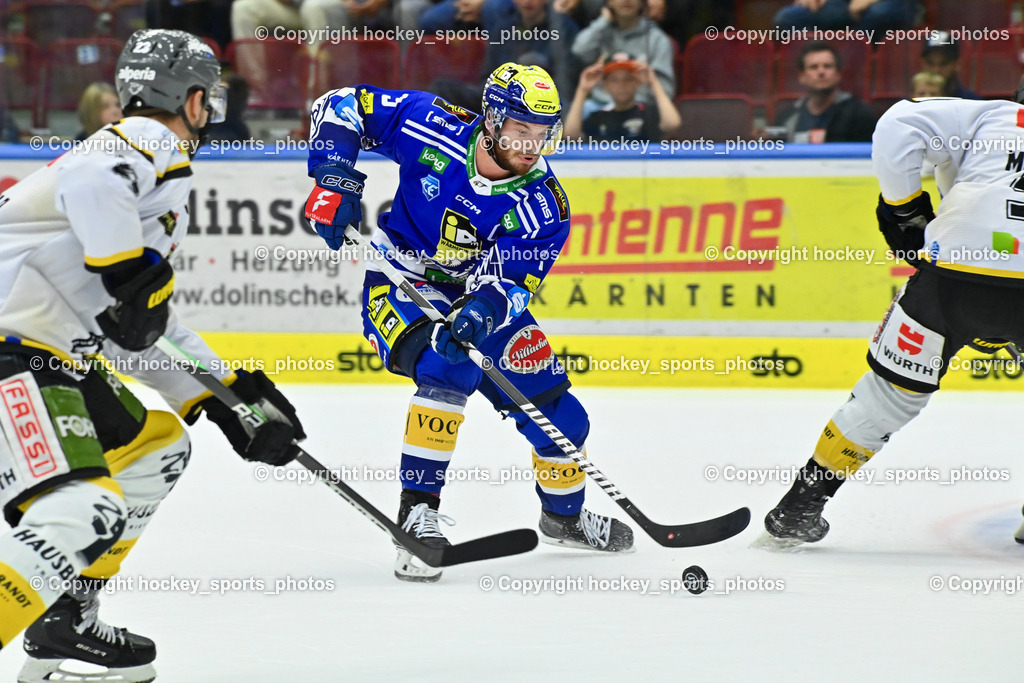 EC IDM Wärmepumpen VSV vs. HC Pustertal 8.10.2023 | #9 RAUCHENWALD Alexander EC VSV, EC IDM Wärmepumpen VSV vs. HC Pustertal 8.10.2023, EC IDM Wärmepumpen VSV vs. HC Pustertal am 08.10.2023 in Villach (Stadthalle Villach), Austria, (Photo by Bernd Stefan)