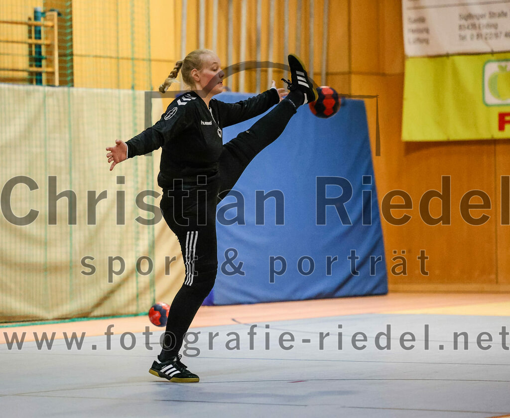 2024-02-10_008_SpVgg_Altenerding_gegen_SVA_Palzing | Erding, Deutschland, 10.02.2024:
Handball, Bezirksoberliga Frauen Altbayern 2023 / 2024, 14. Spieltag, SpVgg Altenerding gegen SVA Palzing, Endergebnis: 27:28

Torfrau Hanna Obermair (SpVgg Altenerding, #1)

Foto: Christian Riedel / fotografie-riedel.net