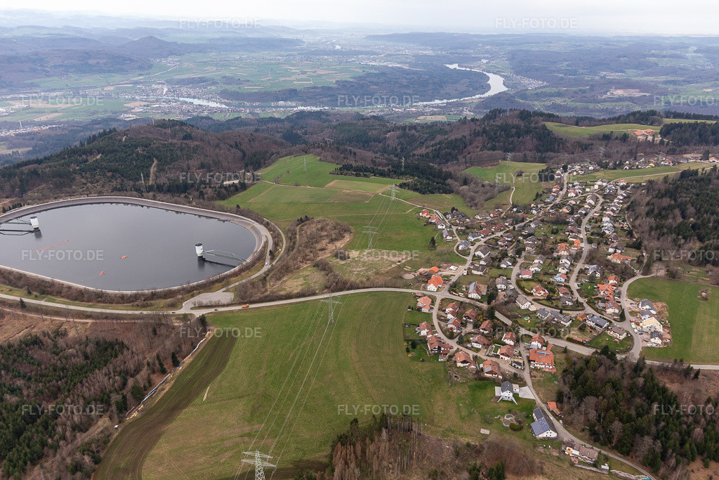 Luftbild: Egg, Eggbergbecken im Ortsteil Egg in Rickenbach im Bundesland Baden-Württemberg in Deutschland. Foto: IMG_120156.jpg vom 17.03.2020 durch Werner Riehm/FLY-FOTO.de
