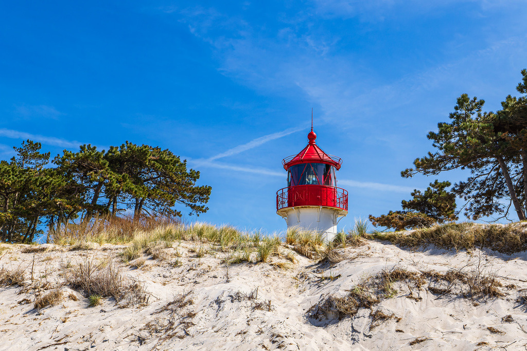 Der Leuchtturm Gellen auf der Insel Hiddensee | Der Leuchtturm Gellen auf der Insel Hiddensee.
