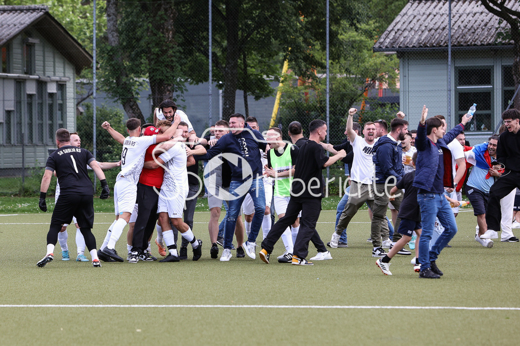 SK Srbija München - TSV 1895 Teisendorf | Jubel nach 2-1
