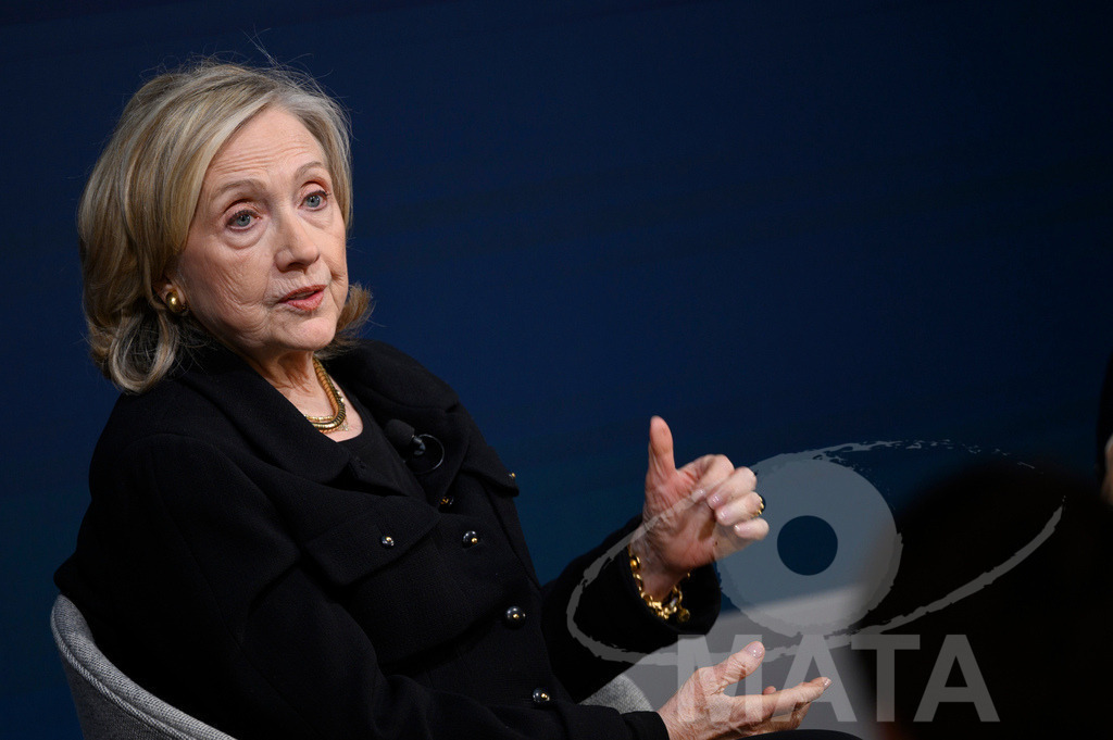 _DWI2960 | Die US-Politikerin Hillary Clinton auf der Veranstaltung Bridging Scholarship and Statecraft im Rahmen der Münchner Sicherheitskonferenz 2026. München, 13.02.2026 Bayern Deutschland  - Realisiert mit Pictrs.com