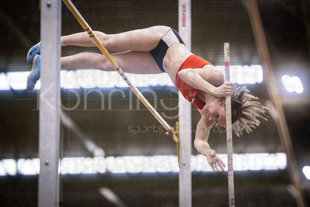 Deutsche Leichtathletik-Hallenmeisterschaften; Dortmund, 01.03.2026 | Regine Bakenecker (LG Olympia Dortmund); Deutsche Leichtathletik-Hallenmeisterschaften am 01.03.2026 in der Helmut-Körnig-Halle in Dortmund. 