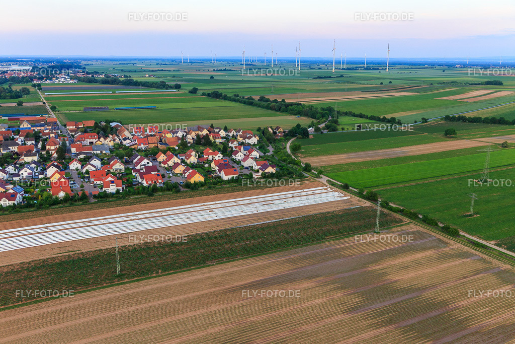 Unteres Rappenfeld | Luftbild: Unteres Rappenfeld im Ortsteil Mörlheim in Landau im Bundesland Rheinland-Pfalz in Deutschland. Foto: IMG_100611.jpg vom 01.06.2017 durch Werner Riehm/FLY-FOTO.de - Realisiert mit Pictrs.com