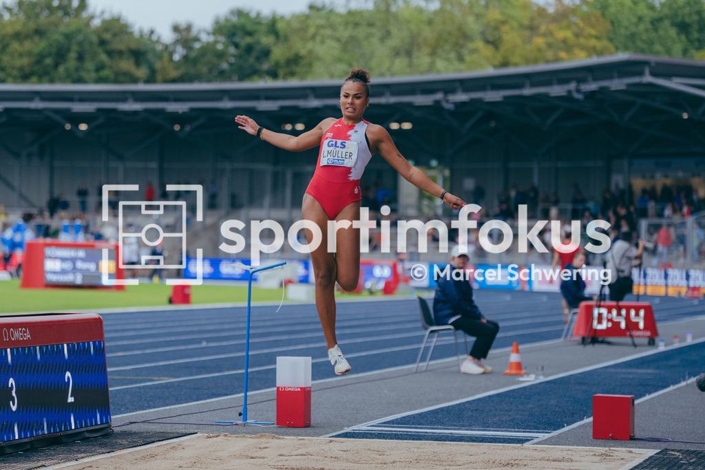 Deutsche Meisterschaften der Frauen und Männer 2026 | Laura Raquel Müller, Unterländer LG, Weitsprung, Deutsche Meisterschaften der Frauen und Männer 2026, Lohrheidestadion Bochum-Wattenscheid, 26.07.2026. Foto: Marcel Schwering / sportimfokus - Realisiert mit Pictrs.com