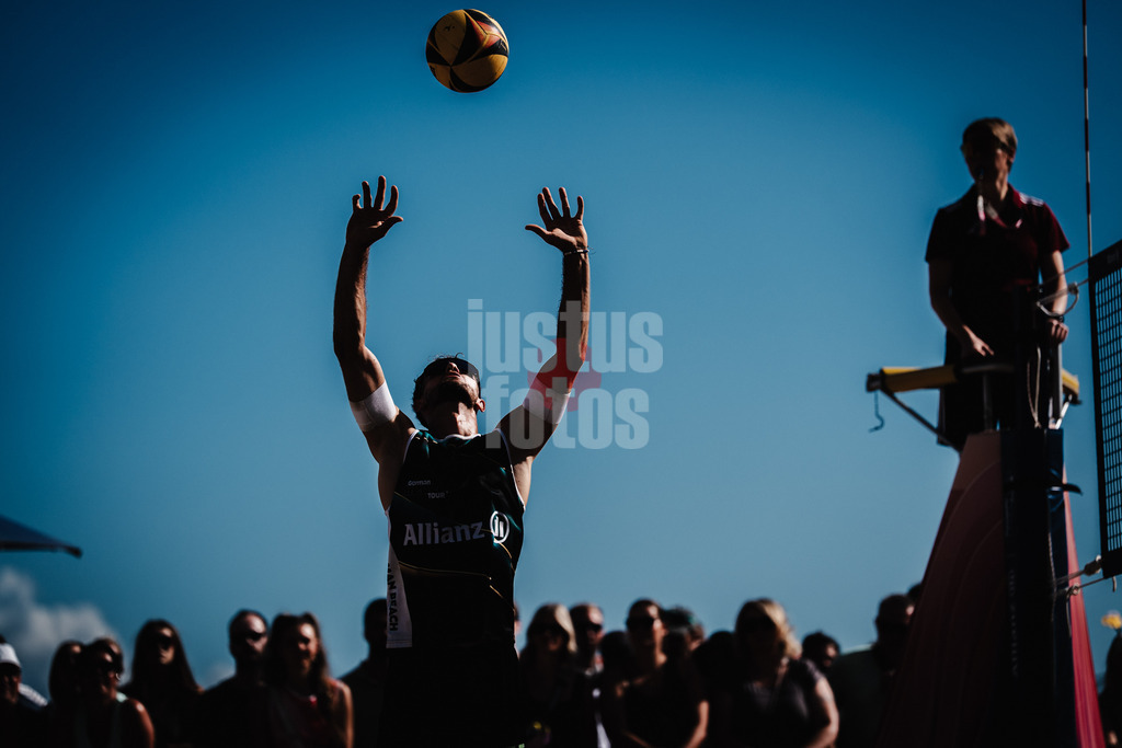 Beachvolleyball | Männer | Deutsche Meisterschaften 2025 Timmendorfer Strand | 06.09.2025 | Zuspiel von Jonas Sagstetter