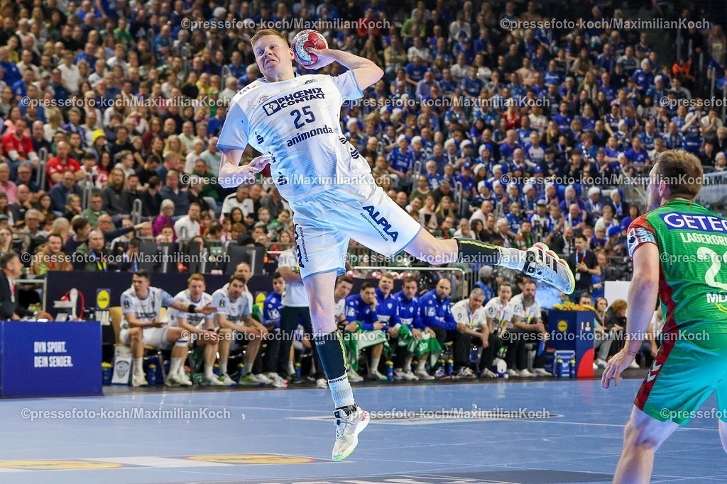 xSSCx19042601008 | 19.04.2026, xsscx, Handball, DHB-Pokal Lidl Final4, Spiel um Platz 3, TBV Lemgo-Lippe - SC Magdeburg, Saison 2025 / 2026 Herren, Lanxess Arena, Köln: Niels Versteijnen (TBV Lemgo Lippe #25) beim Wurf Photo: xSandraxScherningxPressefotoKochx