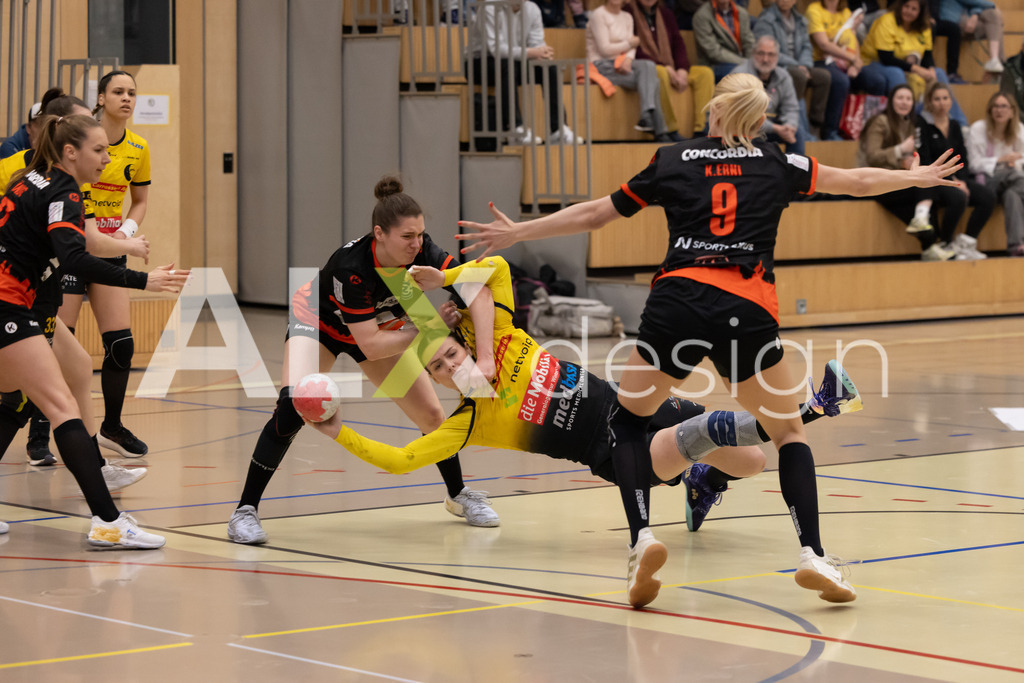 Handball I Frauen I Saison 2025-2026 I Handball Swiss Premium League 1 | Women I Round 5 I  Yellow Winterthur - GC Amicitia Zürich I 15.03.2026 | Hochwertige Sportfotos kaufen & lizenzieren für Medien, Vereine, Agenturen & Sportler:innen. Entdecke professionelle Sportfotografie im Bildshop von Alexander Franzen. - Realisiert mit Pictrs.com