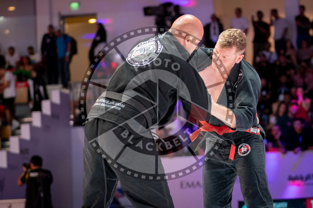 20231107PBB6567 | Fighters compete during the AJP World Master Championship in the Mubadala Arena in Abu Dhabi, Arab United Emirates, on November 7, 2023.