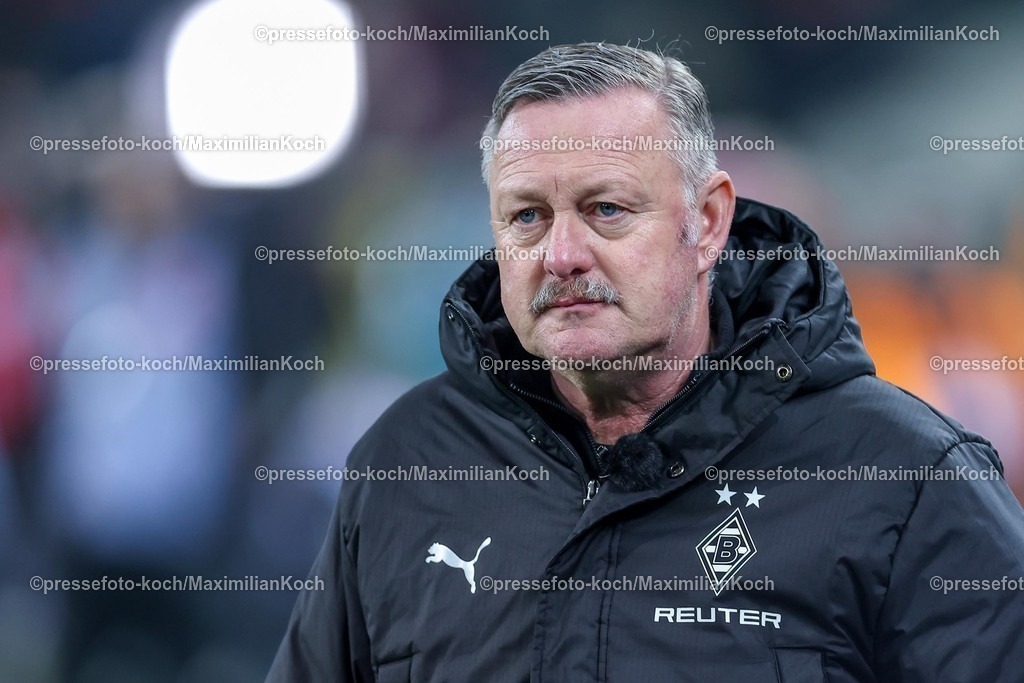 BMG11012501002 | 11.01.2025, Fußball, Borussia Mönchengladbach - FC Bayern München, 1. Fußball Bundesliga, Borussia-Park, Saison 2024 2025: Sportdirektor Roland Virkus (Mönchengl.)DFB regulations prohibit any use of photographs as image sequences and or quasi-video.