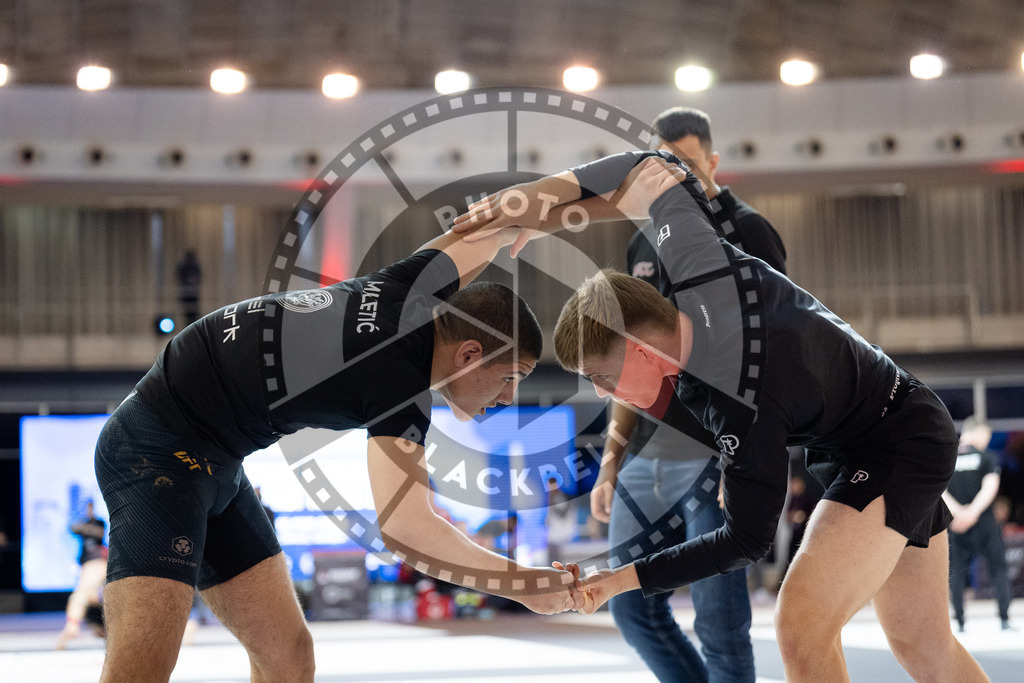 20260214PBB2183 | Fighters compete during the ADCC European Trials  competition day 1 in Belgrade, Serbia, on February 14, 2026.