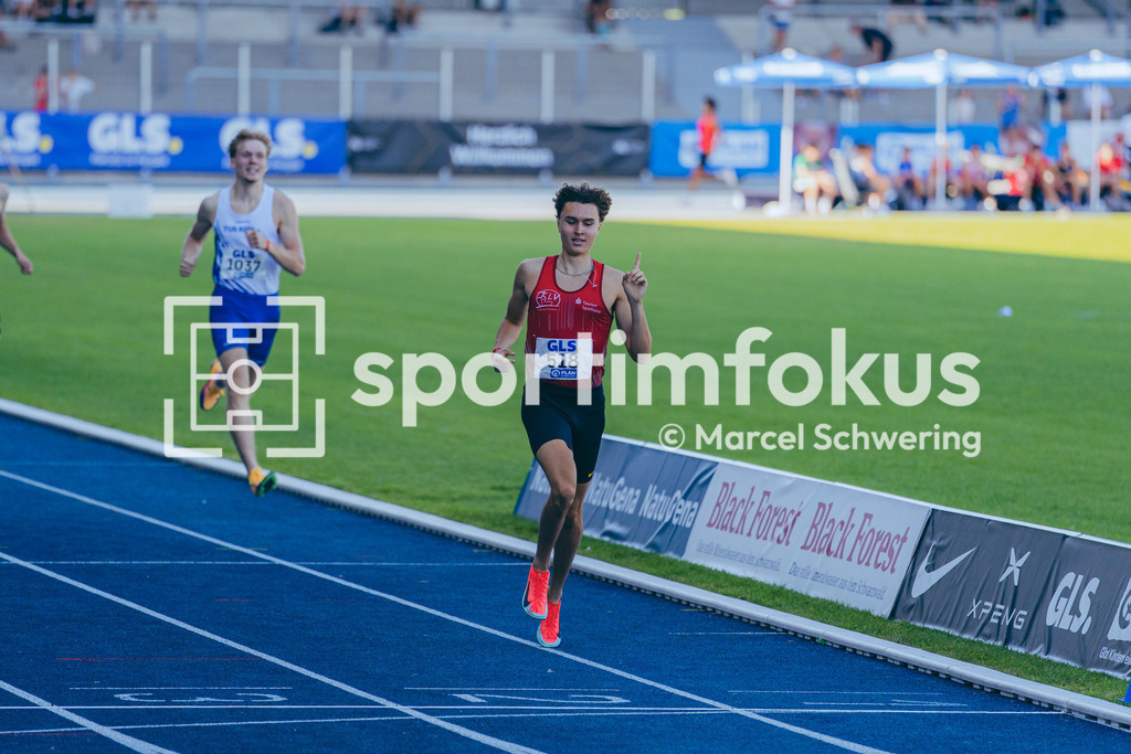Deutsche Meisterschaften U20 / U16 2026 | Piet Hoyer, Königsteiner LV, 518, 1500-Meter-Lauf, Finale, Deutsche Meisterschaften der U20 &amp; U16 2026, Lohrheidestadion Bochum-Wattenscheid, 11.07.2026. Foto: Marcel Schwering / sportimfokus - Realisiert mit Pictrs.com