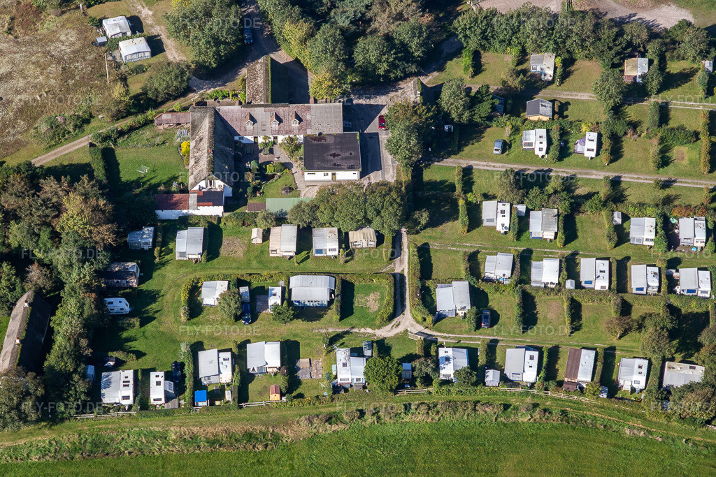 Luftbild: Sønderho Ny Camping in Fanø im Bundesland Syddanmark in Dänemark. Foto: IMG_118707.jpg vom 21.09.2019 durch Werner Riehm/FLY-FOTO.de