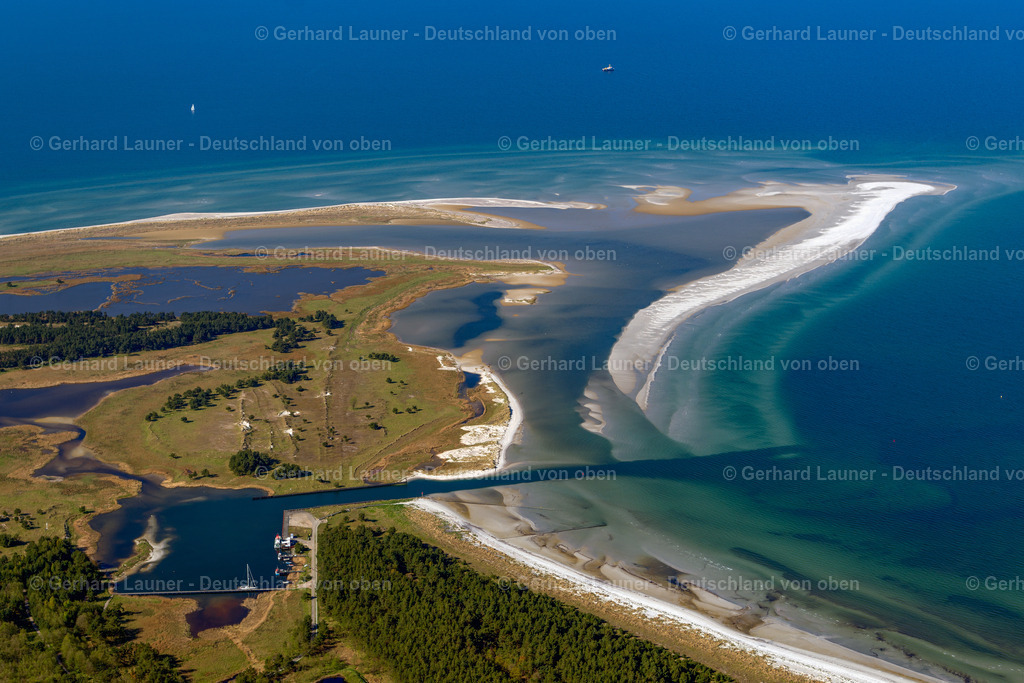 3801300 | Nationalpark Vorpommersche Boddenlandschaft, Wasserstrukturen an der Nordspitze Darss