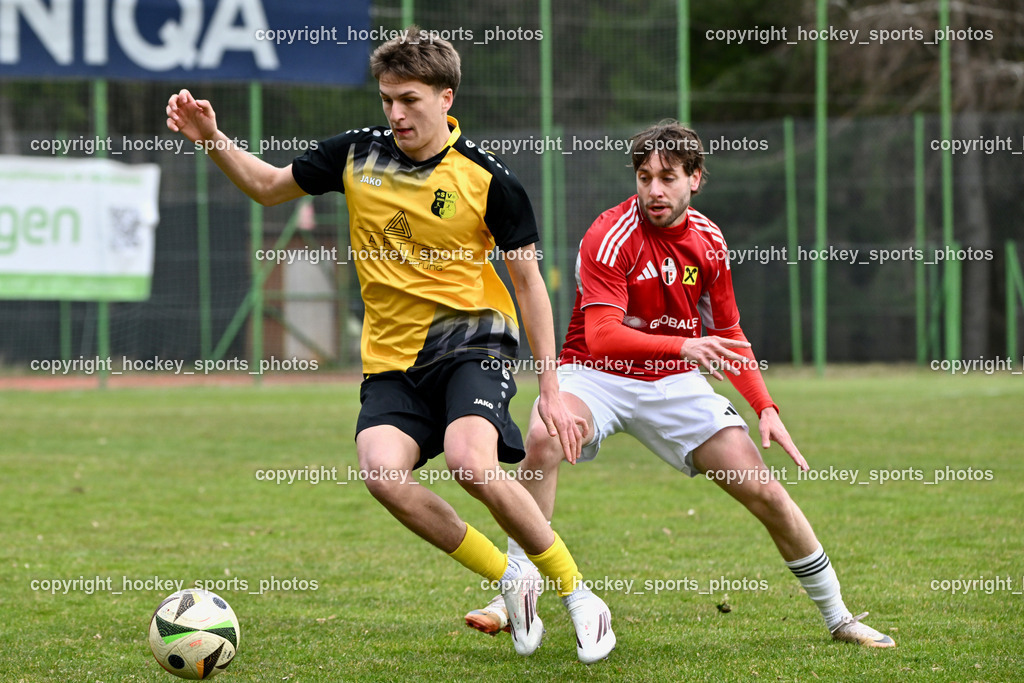 SV Arnoldstein vs. FC Union Sillian-Heinfels | #10 Ben Georg Kreuzer SV Arnoldstein, #11 Pascal Brandstätter FC Sillian, SV Arnoldstein vs. FC Union Sillian-Heinfels, SV Arnoldstein vs. FC Union Sillian-Heinfels am 29.03.2026 in Arnoldstein (Waldparkstadion Arnoldstein), Austria, (Photo by Bernd Stefan)