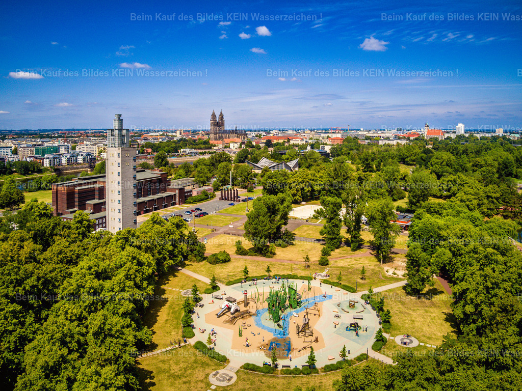 Stadtpark Rothehorn Spielplatz Luftbild Magdeburg-0017 | Rothehornpark Spielplatz und Aussichtsturm - Realizado com Pictrs.com