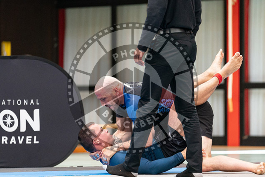 20230826PBB54220 | Fighters compete during the AJP INTLPRO BJJ and grappling competition in Hamburg, Germany, on August 26 2023.