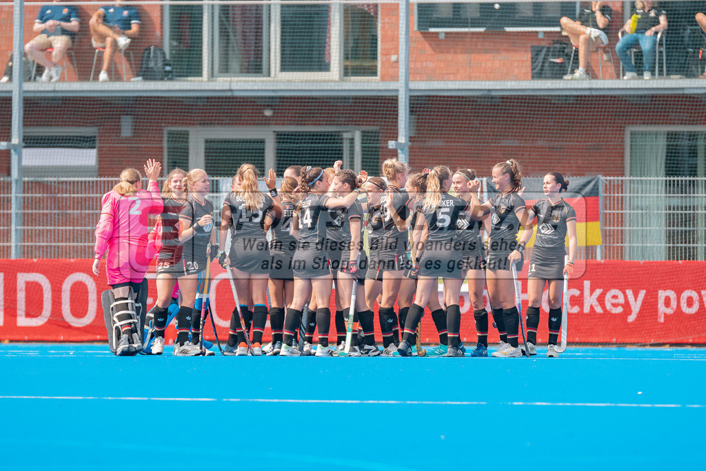 HK_20230715_102658 | Euro Hockey WU18 SF2 Spain vs Germany Championship Girls &amp; Boys am 15.7.2023 CHTC , Krefeld ,