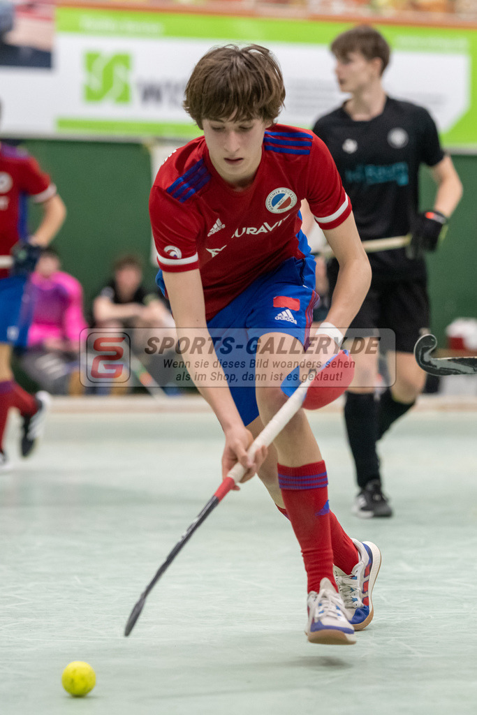 SFE_20230304_0061 | Deutsche Meisterschaft Männliche U16 Halle 2023 am 04.03.2023 in Köln (KTHC Stadion Rot-Weiss Köln Tennis and Hockey Club), Photo: Stephan Fehrmann 2022 (Sports-Gallery)