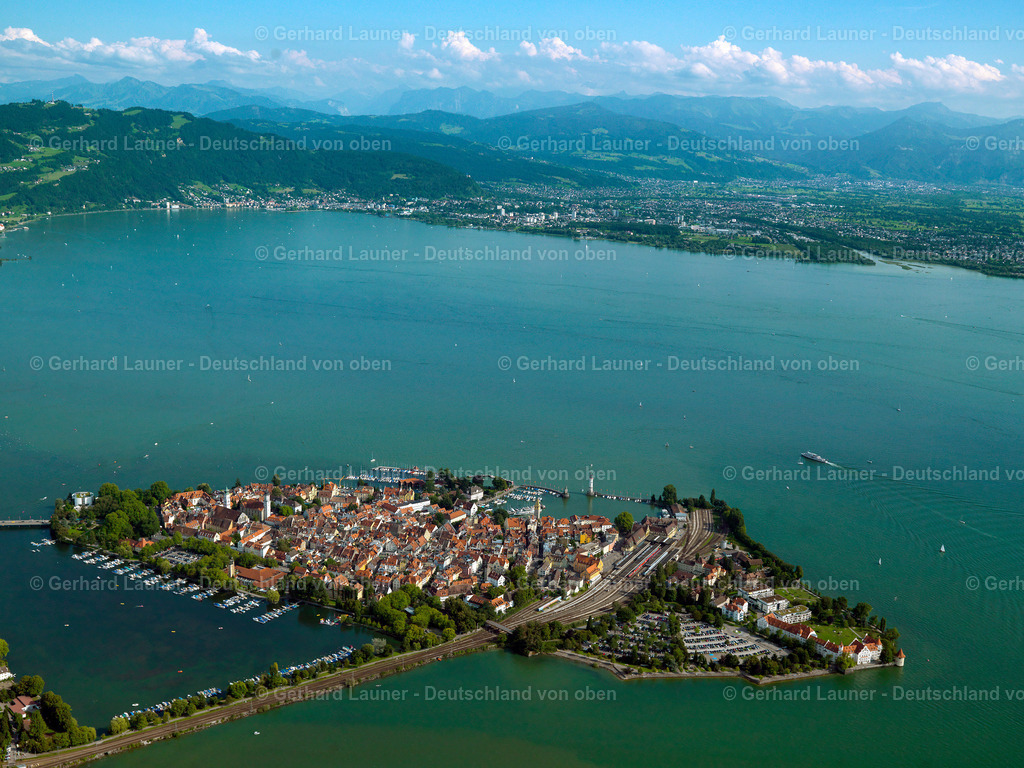 3076138 | Blick über Lindau am Bodensee in Richtung Südosten