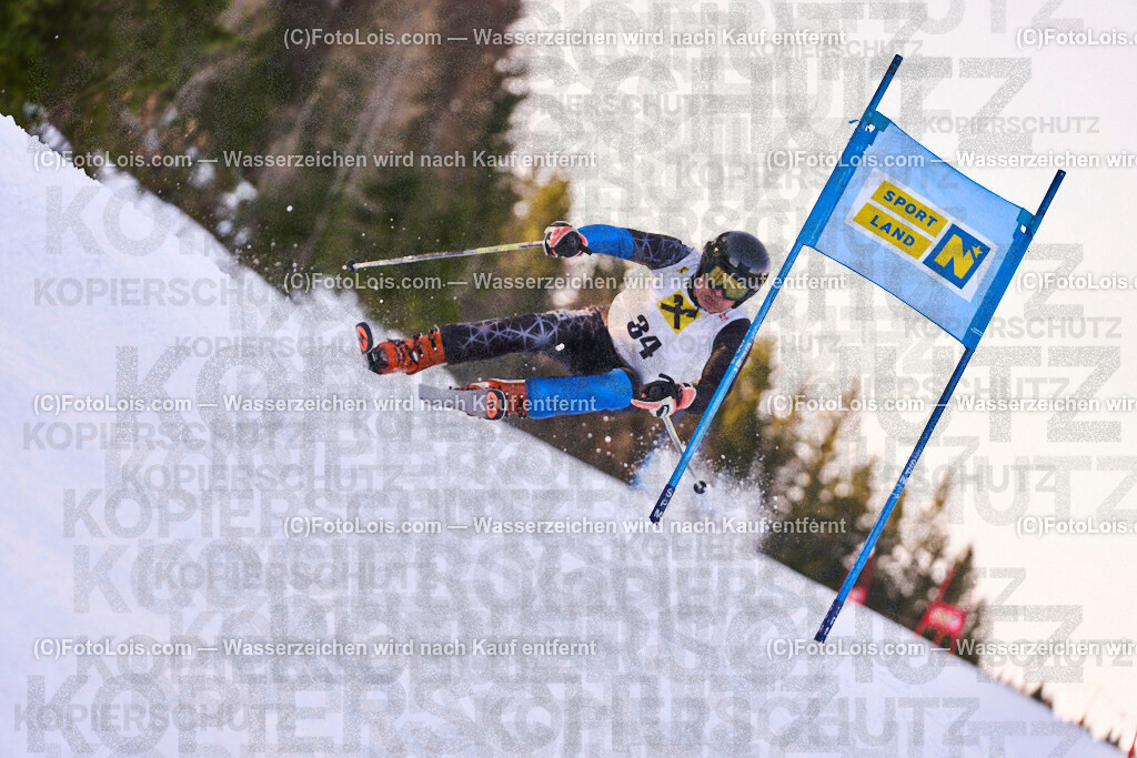 ALP0556_MastersCup-RTL-I_LKHF_Hintersteiner Leopold | NÖ Raiffeisen MastersCup, Jugend - Damen - Herren, Riesentorlauf-Rennen 1 auf der Fuchswaldpiste, durchführender Verein: Schiklub Lackenhof, So 9. Februar 2025.