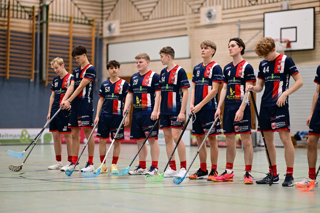 Floorball I Herren I Saison 2024-2025 I 2. FBL Herren Nord-West I 12. Spieltag I MTV Mittelnkirchen - SSF Dragons Bonn II I 036026 | Der Sportfotograf. - Realisiert mit Pictrs.com