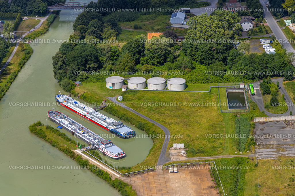 Hamm240706958 | Luftbild, zwei Tankschiffe an der Anlegestelle am Datteln-Hamm-Kanal, Uentrop, Hamm, Ruhrgebiet, Nordrhein-Westfalen, Deutschland