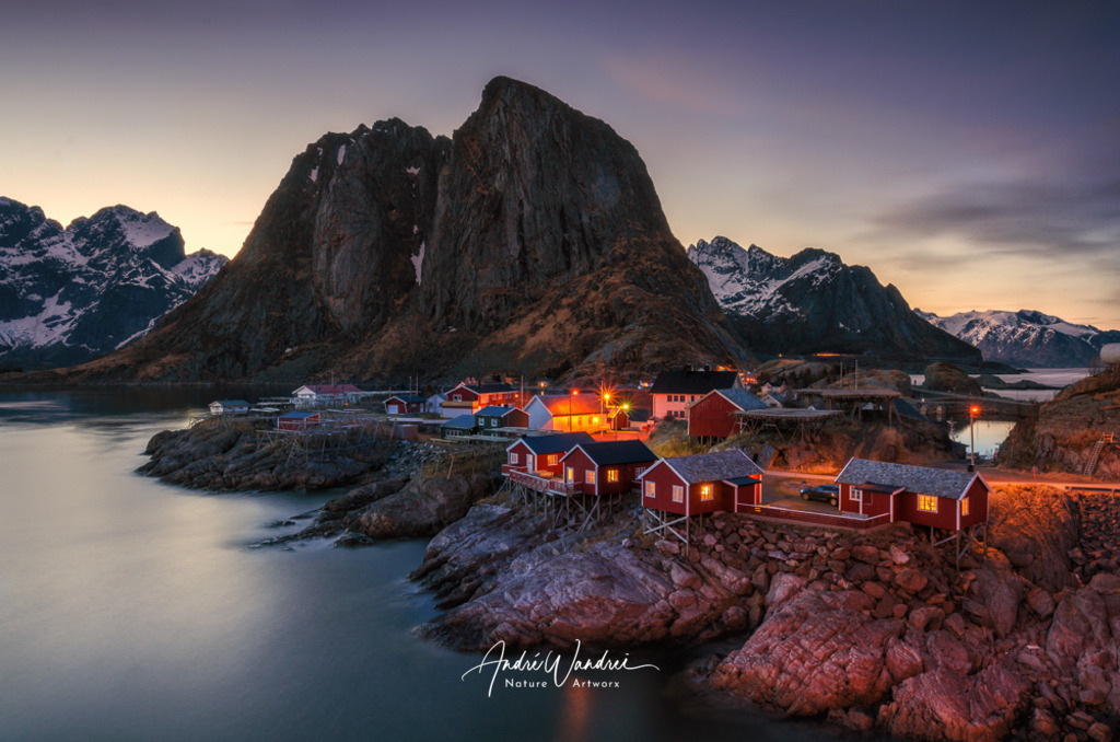 Hamnoy am Abend | Andre Wandrei - Nature Artworx - Realisiert mit Pictrs.com