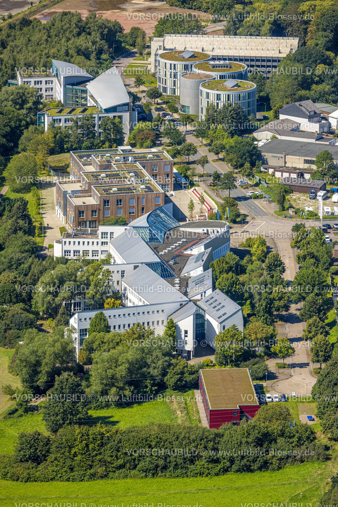 Witten230800334 | Luftbild, Campus der Universität Witten/Herdecke, Annen, Witten, Ruhrgebiet, Nordrhein-Westfalen, Deutschland