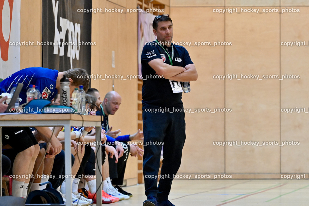 SC Ferlach vs. ALPLA HC Hard | Headcoach SC Ferlach BEGUS Robert, SC Ferlach vs. ALPLA HC Hard, SC Ferlach vs. ALPLA HC Hard am 05.04.2025 in Ferlach (Ballspielhalle Ferlach), Austria, (Photo by Bernd Stefan)