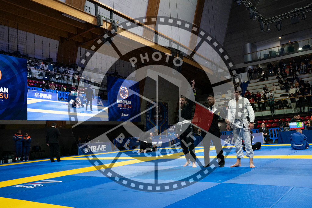 20240119PBB0219 | Fighters compete during the IBJJF European Championship in Paris, France, on January 19, 2024.