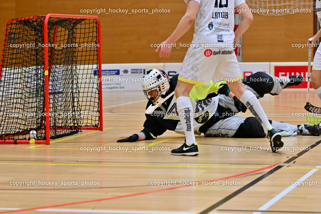 VSV Unihockey vs. IC Graz 17.12.2022 | #34 Lukas Kerschbaumer, Tor VSV Unihockey