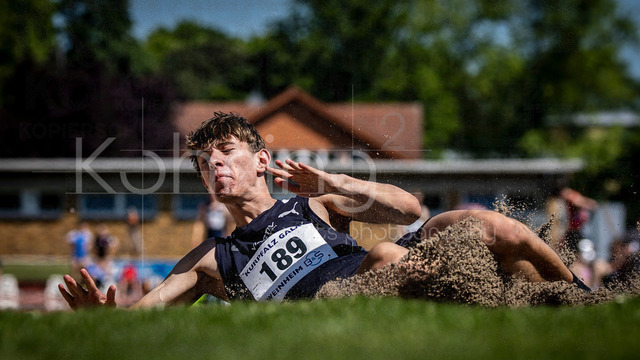 B&amp;S Kurpfalz Gala; Weinheim, 23.05.2026 | WEINHEIM, GERMANY - MAY 24: Mikko Jonas Pirsig (GER/Cologne Athletics) during the B&amp;S Kurpfalz Gala am 23.05.2026 at the  Sepp-Herberger-Stadium in Weinheim (Baden-Wuerttemberg / Germany).