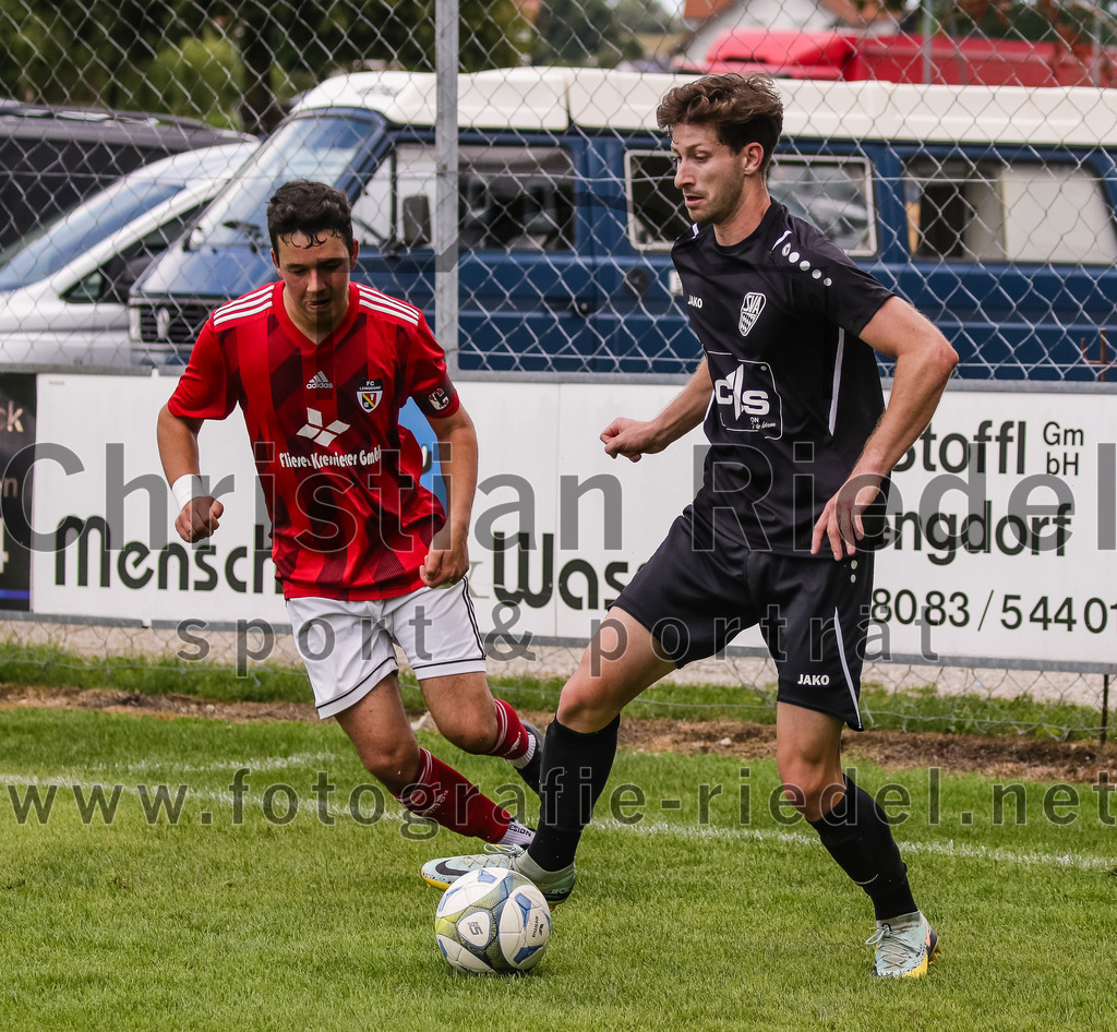 2023-07-30_039_FC_Lengdorf_II_gegen_SG_Anzing_Parsdorf | Lengdorf, Deutschland, 30.07.2023:
Fußball, Kreisliga 2023 / 2024, 1. Spieltag, FC Lengdorf gegen SpVgg Altenerding, Endergebnis: 0:1

Foto: Christian Riedel / fotografie-riedel.net