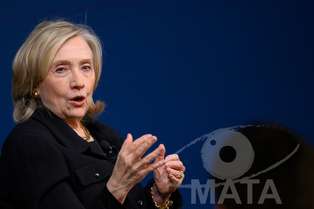 _DWI3160 | Die US-Politikerin Hillary Clinton auf der Veranstaltung Bridging Scholarship and Statecraft im Rahmen der Münchner Sicherheitskonferenz 2026. München, 13.02.2026 Bayern Deutschland  - Realisiert mit Pictrs.com