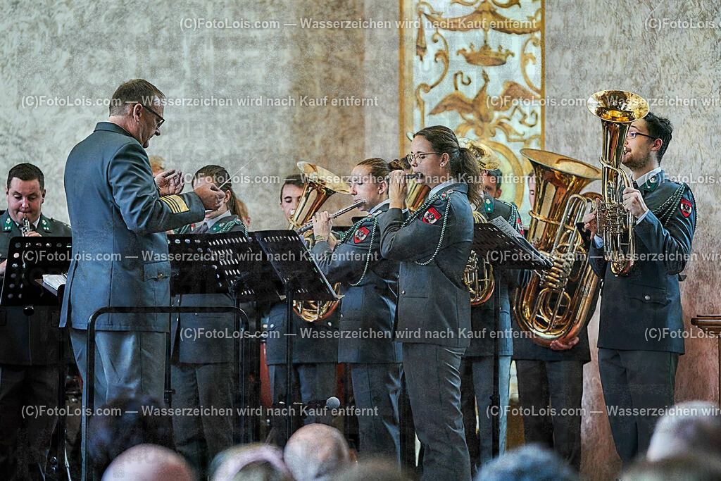 ALS1456_XXXIX-Chopin-Festival_Ausklang_Militaermusikkapelle NOe | (C)FotoLois.com, Alois Spandl, XXXIX. internationales CHOPIN-Festival in der Kartause Gaming, AUSKLANG in der Barockbibliothek mit der Militärmusik Niederösterreich unter der Leitung von Militärkapellmeister Oberst Adolf Obendrauf, So 6. August 2023.