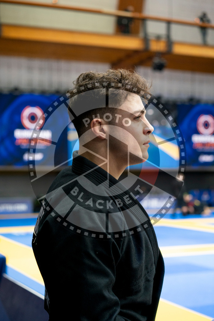 20240124PBB00961 | Fighters compete during the fifth day of the Brazilian Jiu-jitsu European Championship of the IBJJF in Paris, France, on January 24, 2024.