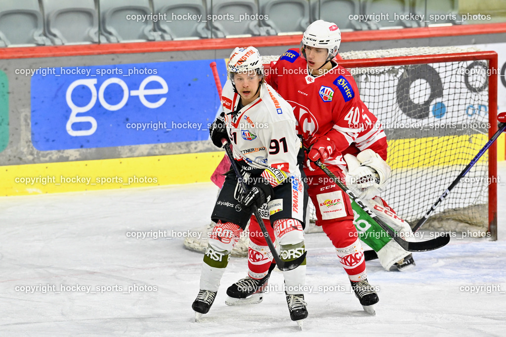EC KAC Future Team vs. Rittner Buam 16.11.202 | #91 Fink Kevin, #40 Wadel Marcel