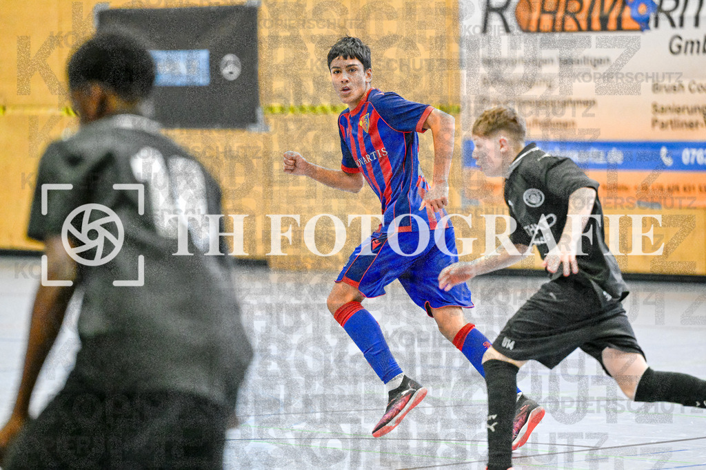 GER, Manchester City - FC Basel, Fussball, U14 Hallenturnier, PS-Immo-Cup 2026, 18.01.2026 | City, FC Basel