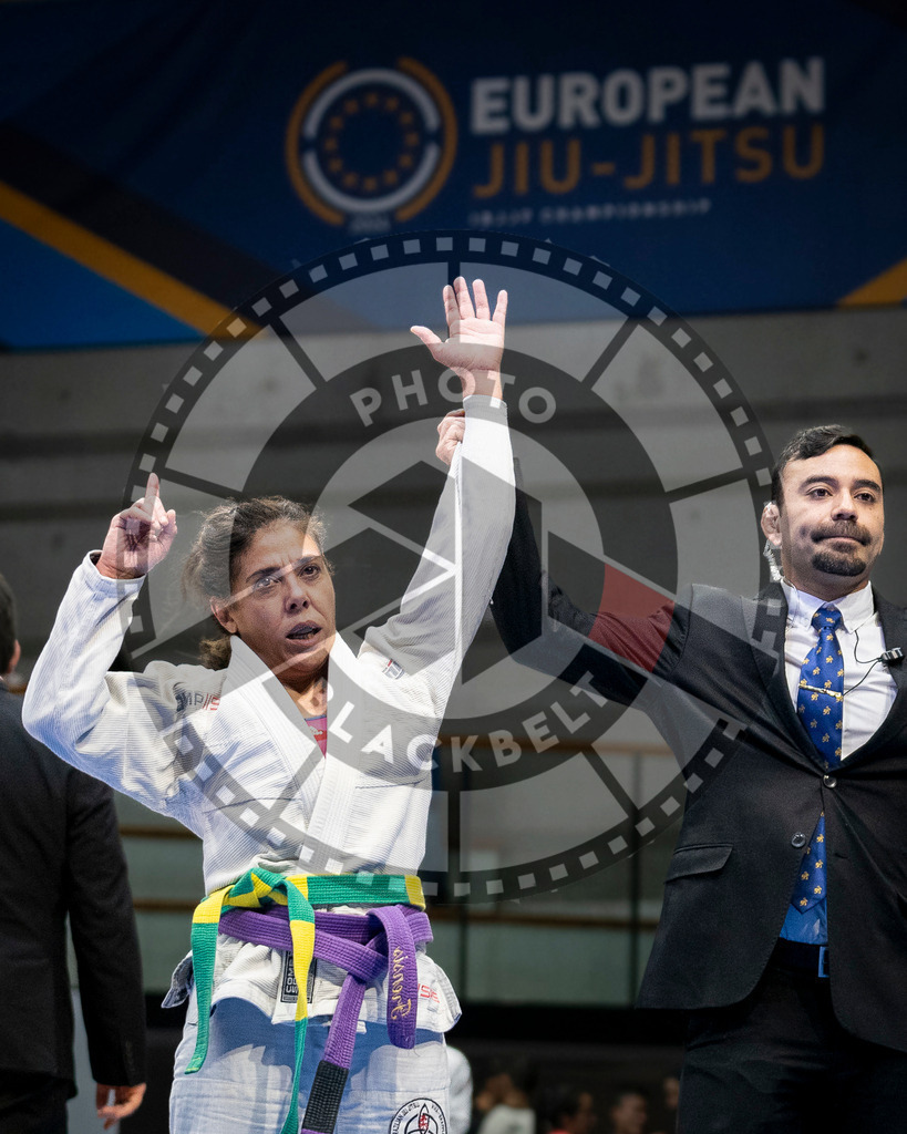 20240125PBB00694 | Fighters compete during the sixth day of the Brazilian Jiu-jitsu European Championship of the IBJJF in Paris, France, on January 25, 2024.