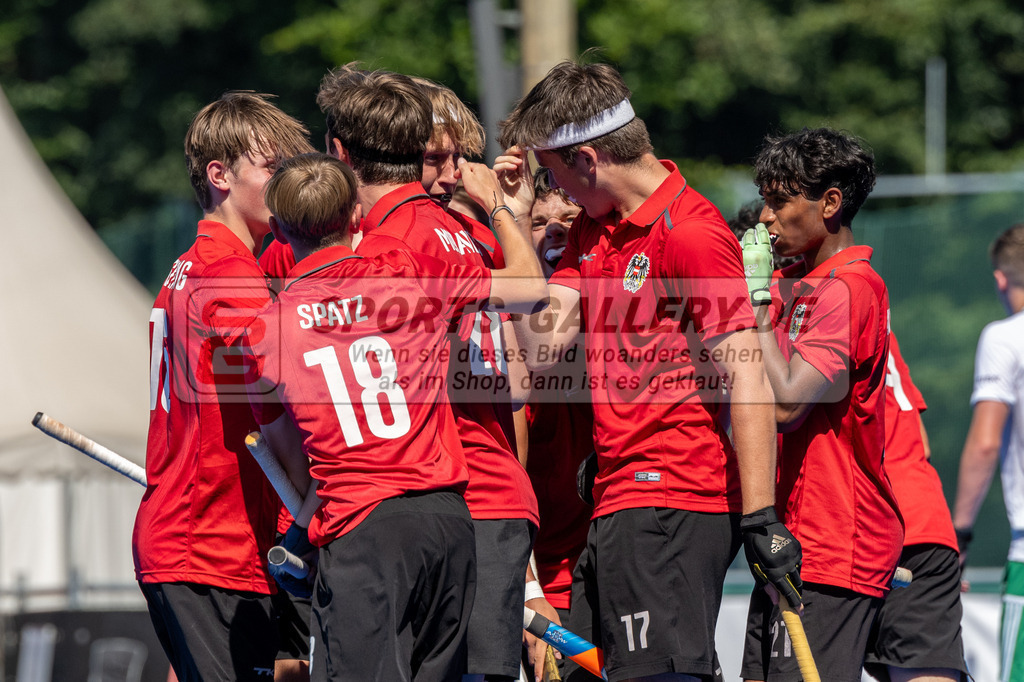 SFE_20230708_0097 | EuroHockey EM U18 Boys Austria vs Ireland am 08.07.2023 in Krefeld (Gerd-Wellen-Hockeyanlage), Photo: Stephan Fehrmann 2023 (Sports-Gallery)