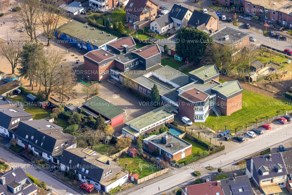 Bottrop250202023Kirchhellen | Luftbild, Kirchhellen, Bottrop, Ruhrgebiet, Nordrhein-Westfalen, Deutschland