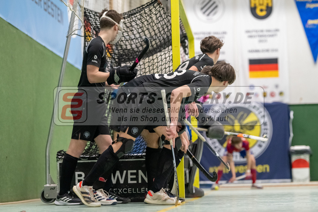 SFE_20230304_0029 | Deutsche Meisterschaft Männliche U16 Halle 2023 am 04.03.2023 in Köln (KTHC Stadion Rot-Weiss Köln Tennis and Hockey Club), Photo: Stephan Fehrmann 2022 (Sports-Gallery)