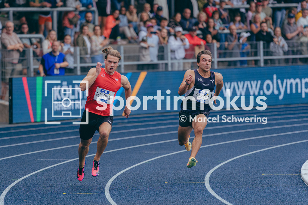 Deutsche Meisterschaften der Frauen und Männer 2026 | Eddie Reddemann, TSV Bayer o4 Leverkusen, 200-Meter-Lauf, Halbfinale, Deutsche Meisterschaften der Frauen und Männer 2026, Lohrheidestadion Bochum-Wattenscheid, 26.07.2026. Foto: Marcel Schwering / sportimfokus - Realisiert mit Pictrs.com