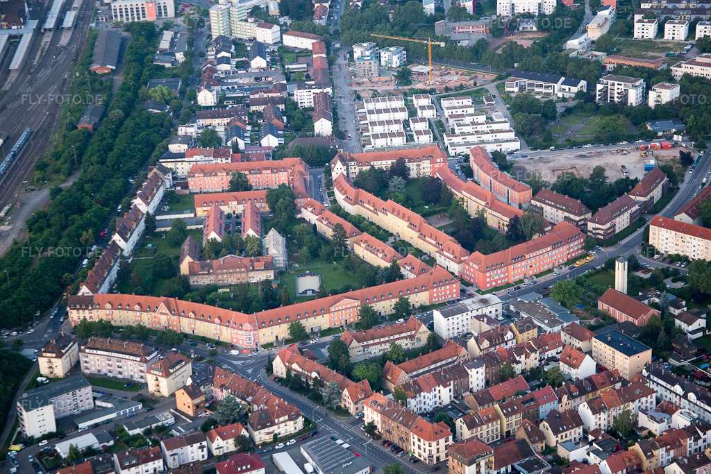 Luftbild: Liebenauer Feld in Worms im Bundesland Rheinland-Pfalz in Deutschland. Foto: IMG_091167.jpg vom 07.07.2016 durch Werner Riehm/FLY-FOTO.de
