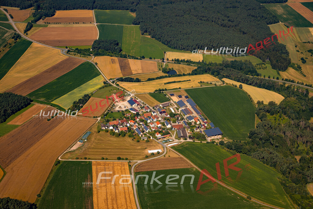 lindach-ruegland-geschenkidee-2734-jahr-2024 | Das Luftbild zeigt : Lindach Rügland - Die Luftaufnahme wurde 2024 vom UL-Flugzeug aus erstellt ( keine Drohne ) - Hochauflösende Luftaufnahme - Für grossformatige Ausdrucke geeignet. Die Geschenkidee !Mit Lizenz und Bildrechte bestellbar